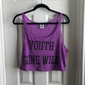 Victoria’s Secret PINK Burnout Crop Top
